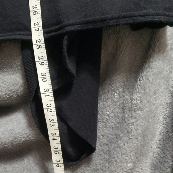a.n.a . Black Women's Sweater; Open Waterfall Front; Soft & Comfy.  EUC  Size 2X - Picture 12 of 16